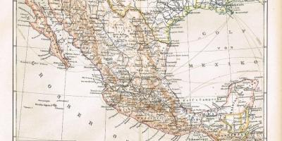 墨西哥的老地图