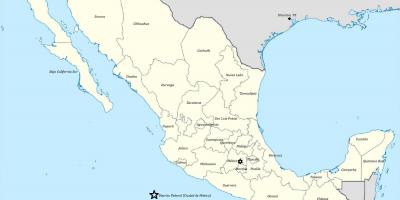 各国的墨西哥地图