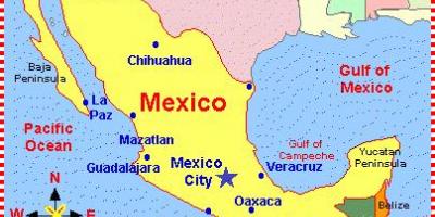 地图的墨西哥
