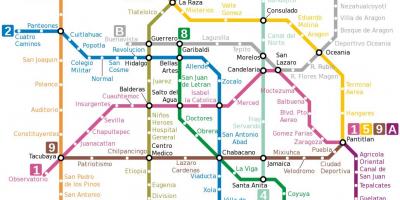 墨西哥地铁图